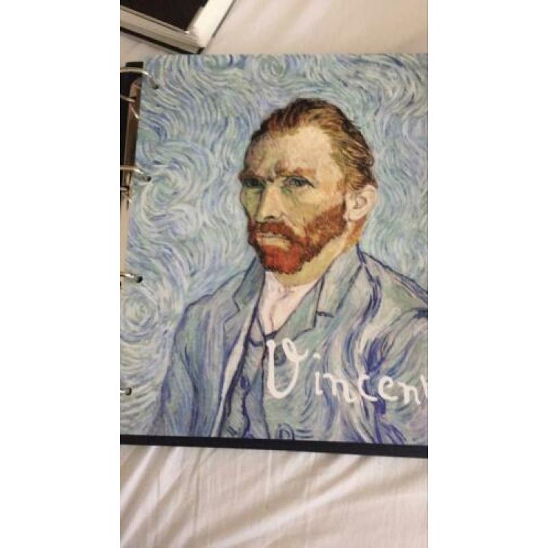Vincent van Gogh zilverbaren met album en naslagwerk
