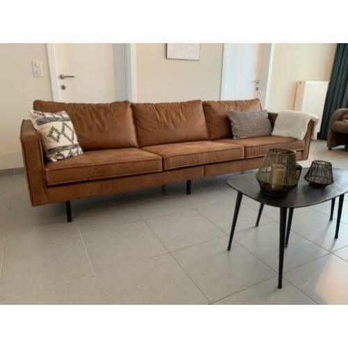 Nieuwe* cognac lederen bank van Be Pure Home!