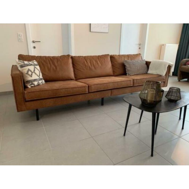 Nieuwe* cognac lederen bank van Be Pure Home!