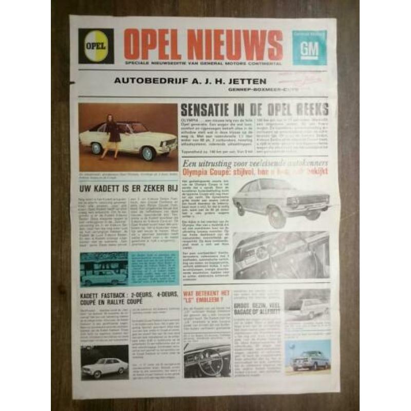 Opel Nieuws 1967