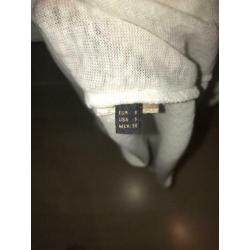 Massimo Dutti - Witte linnen mouwloze top maat S