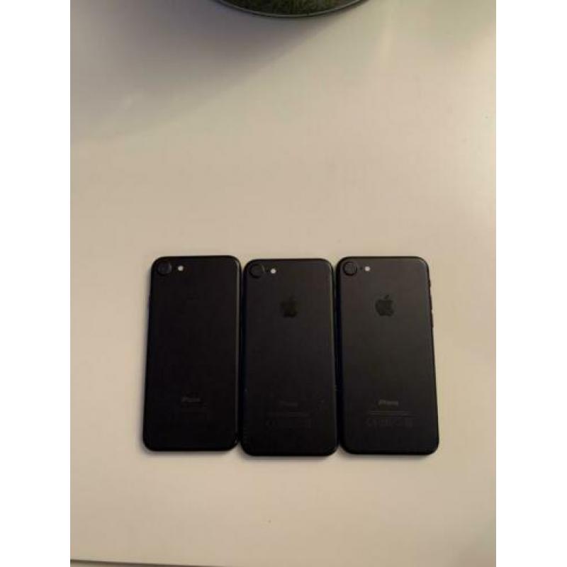 3x iphone 7 32gb zwart