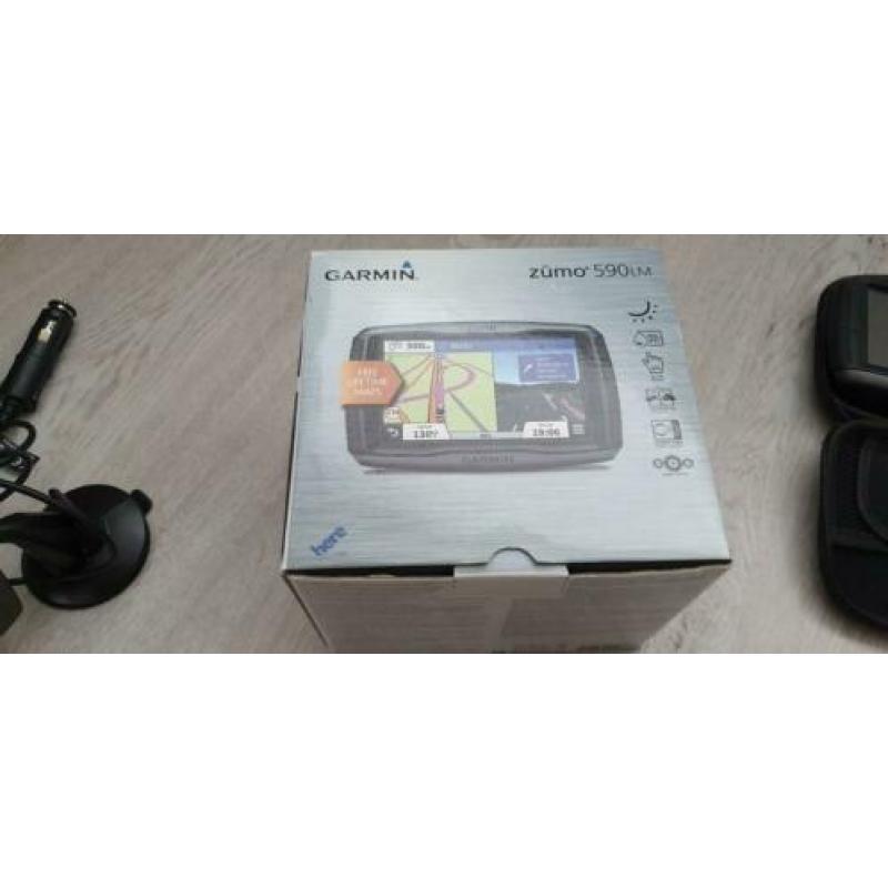 Garmin Zumo 590LM met 2× motor standaard