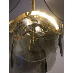 Vistosi Disc Chandelier Hanglamp Murano Glas