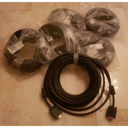 Professionele S-VGA kabel 15 meter beamer pc monitor