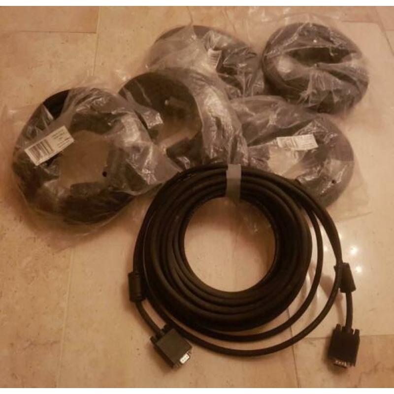 Professionele S-VGA kabel 15 meter beamer pc monitor
