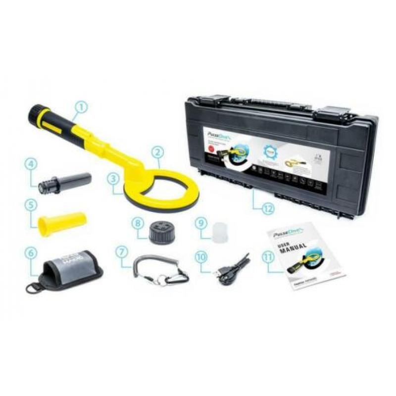 Nokta Pulse dive onderwater metaaldetector +volgelaatsmasker