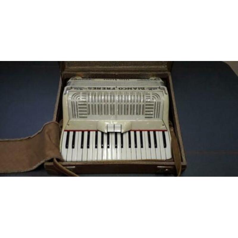Accordeon Bianco Freres (parelmoer)