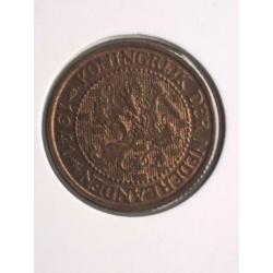 2 1/2 cent halve stuiver 6 stuks Wilhelkmina Zeer Fraai