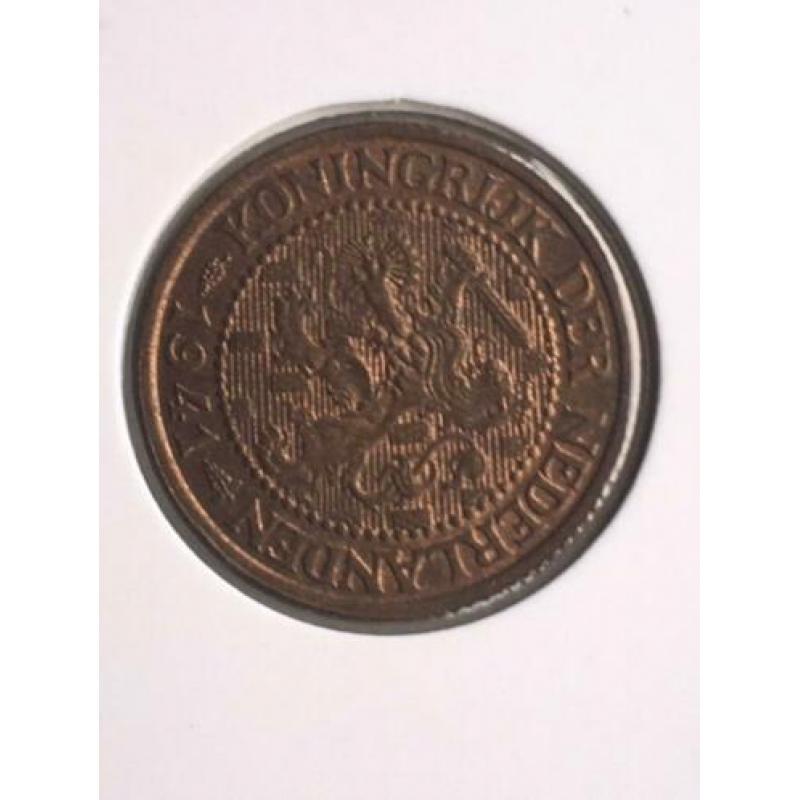 2 1/2 cent halve stuiver 6 stuks Wilhelkmina Zeer Fraai