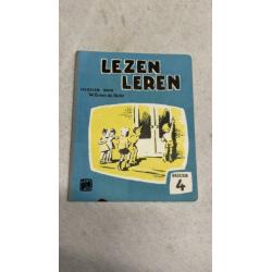 Oud boek Leren lezen door W G van de Hulst