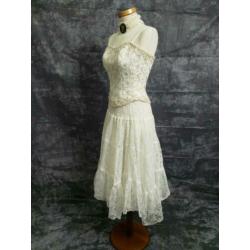 Superleuke vintagejurk feestjurk fantasyjurk mt 36/38