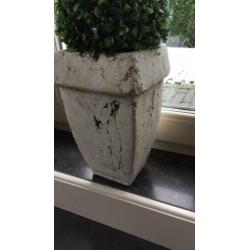 Bloempotten 27 cm hoogte 2 stuks