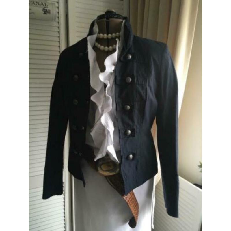 Rene van der wijck jasje ‘military chic’ in maat 38/40