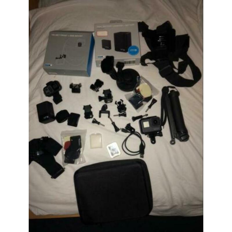GoPro hero 5 met veel accessories