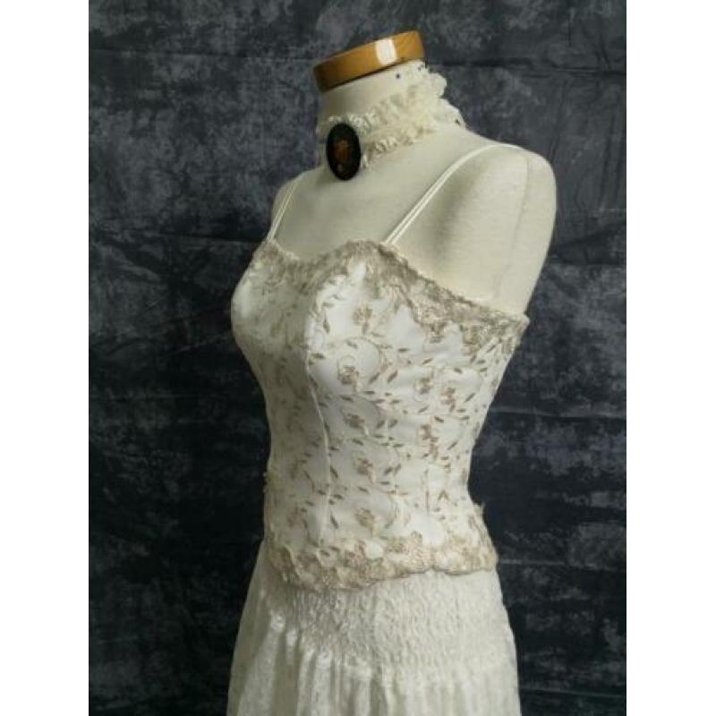 Superleuke vintagejurk feestjurk fantasyjurk mt 36/38