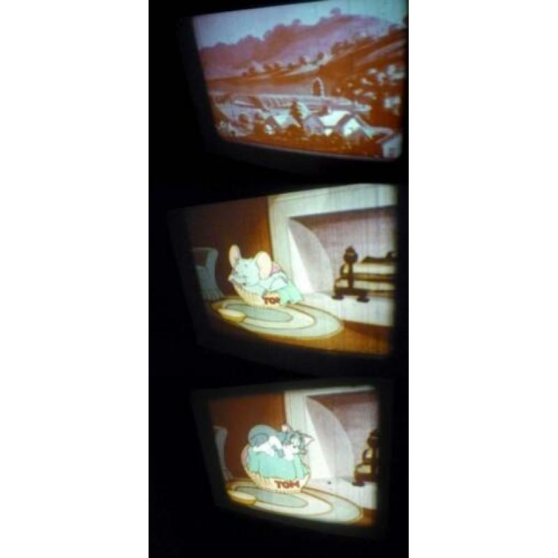 x 8mm film 2x Tom & Jerry - met Dumbo + Diner 120mtr geluid
