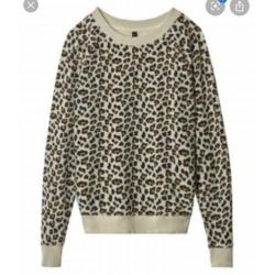 10 days trui Leopard zgan