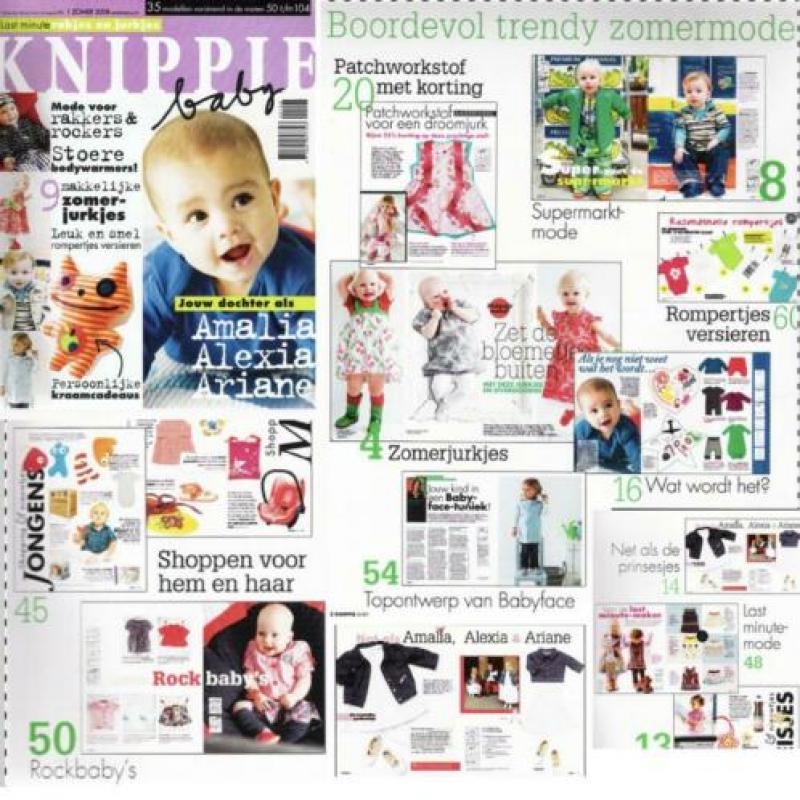 KNIPPIE BABY zomer 2008 - veel moois -GERESERVEERD