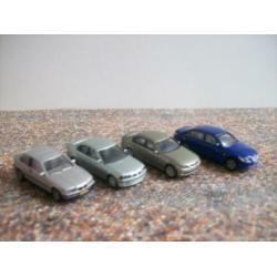 4x Mooie BMW modelauto's ,1:87 HO, Div.modellen. zie Foto's