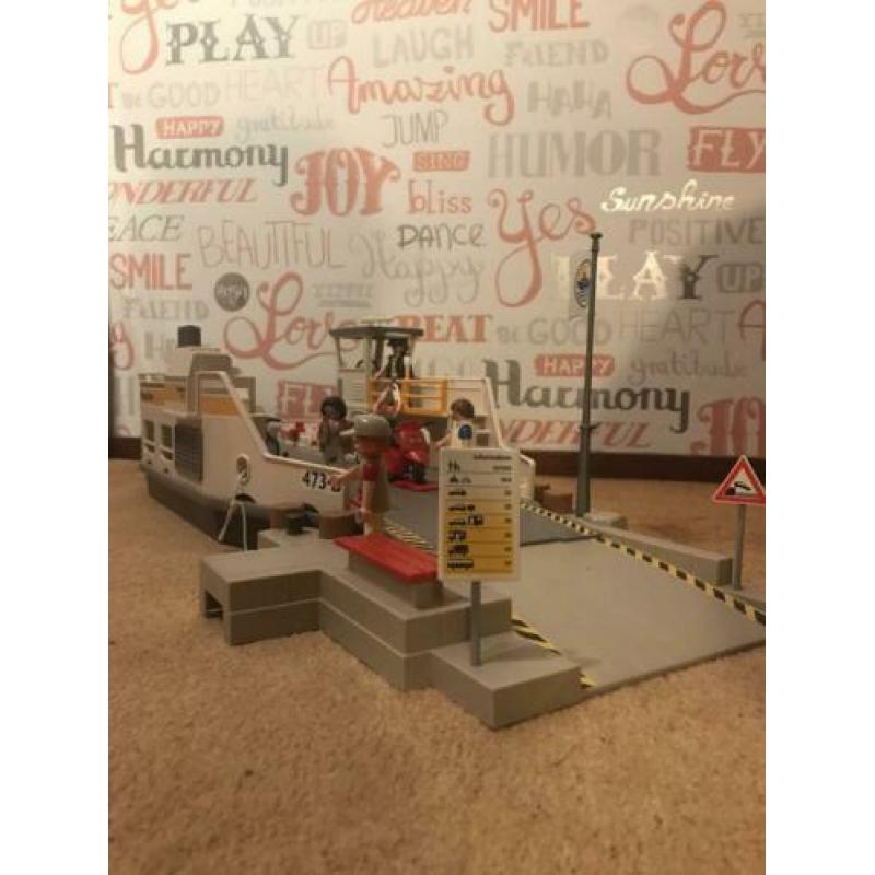 Playmobil pont en vissersboot
