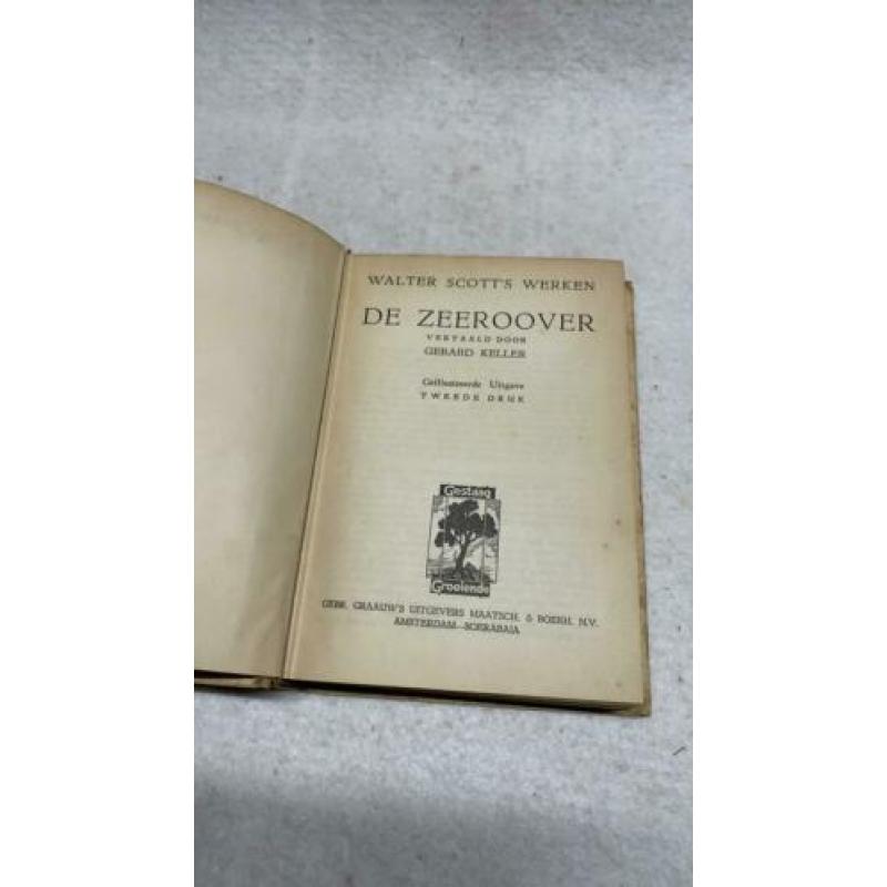 Oud boek De Zeeroover door Gerard Keller