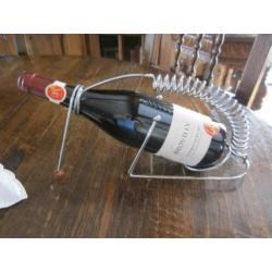 Design Stainless flessenhouder spiraal -