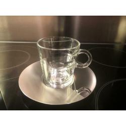 8 NESPRESSO glazen nieuw