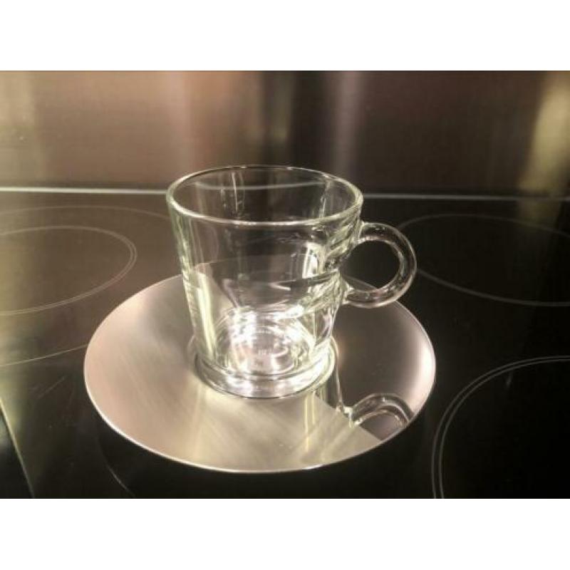 8 NESPRESSO glazen nieuw