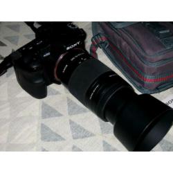 Sony A200 body met Sony 4,5-5,6/75-300 lens