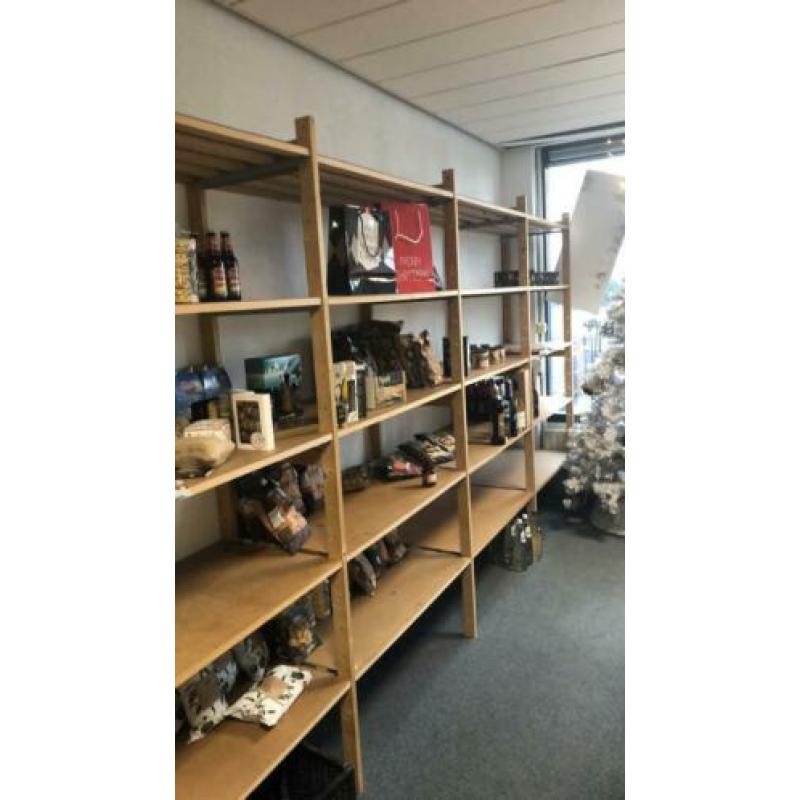 Houten legbordstelling-Houten Stellingen