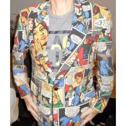 Colbert met strip verhaal en binnen voering maat52