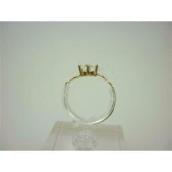 Ring goud met zirkonia / Z6259
