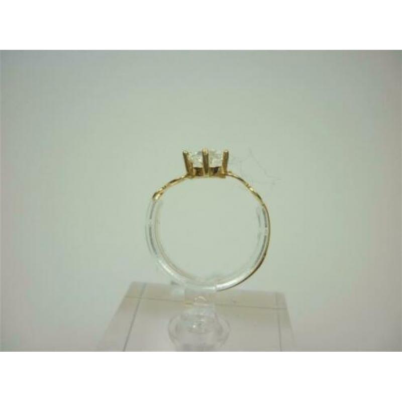 Ring goud met zirkonia / Z6259