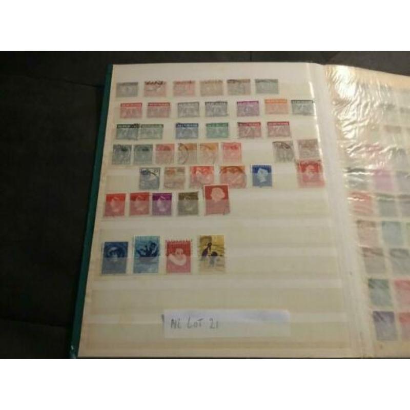 Nederland,lot 21,gestempeld