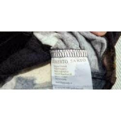 ROBERTO SARTO zwart/geel tuniek vest/top ineen mt M