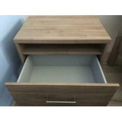 Ikea Besta Nachtkast 60 x 40 x 38 cm, licht grijs kast