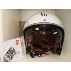 Motor brommer helm wit mt le mans helm wit xs s m l xl xxl
