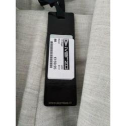 Expresso linnen zomer pak grijs blazer en broek