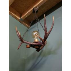 Vintage Geweien Hanglamp. €165,-.