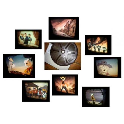x 8mm film 2x Lucky Luke - Daltons - Sheriff - 120mtr geluid