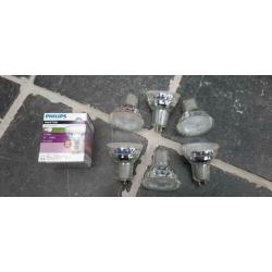 7 Philips dimbare ledspots, nieuw