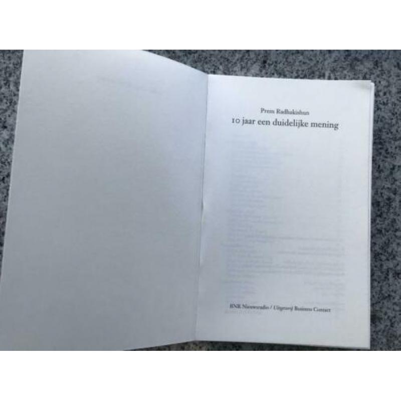 10 jaar een duidelijke mening (Prem Radhakishun))