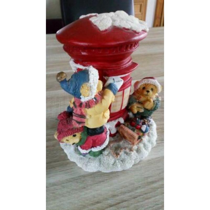 Spaarpot brievenbus met beertjes