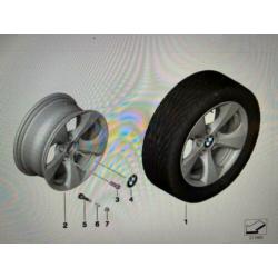 BMW LM 16 inch velgen met ZGAN zomerbanden Pirelli