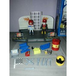 ~*~ PLAYMOBIL 6869 Karting Garage set Als NIEUW met Doos ~*~