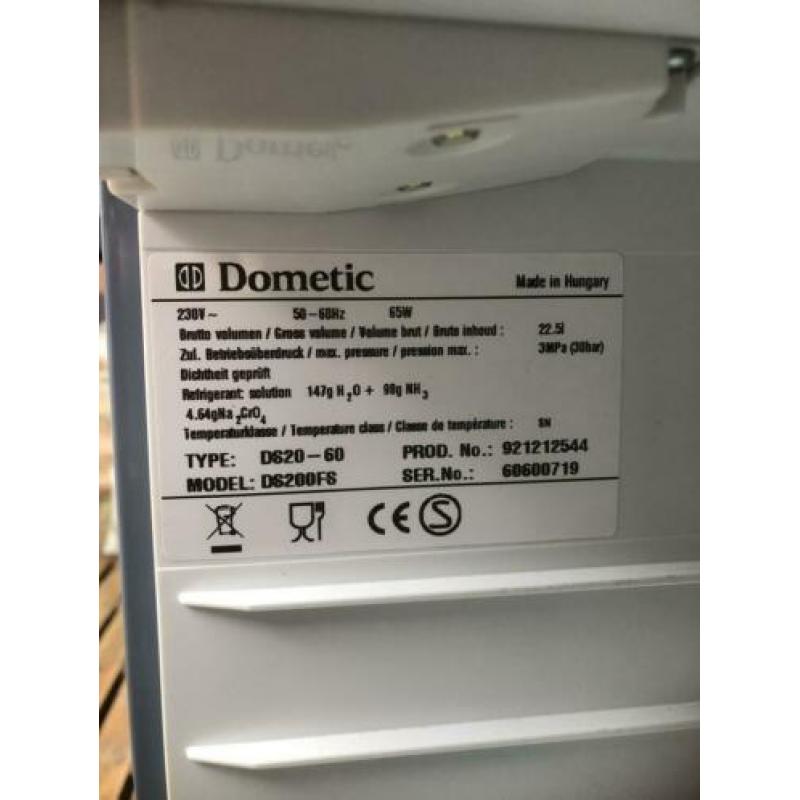 Koelkast Dometic DS200FS absorptie koelsysteem