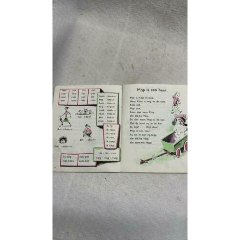 Oud boek Leren lezen door W G van de Hulst