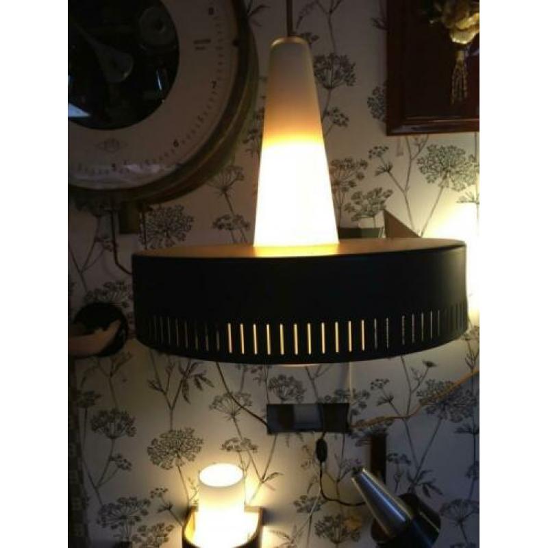 87) Louis Kalff vintage hanglamp voor Philips, jaren 50