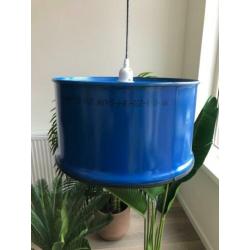 Industriële Blauwe Hanglamp